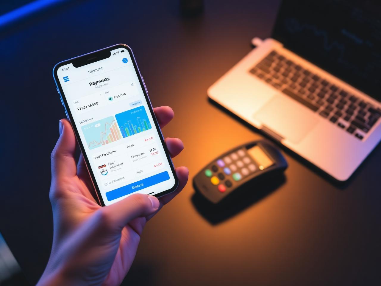 Financial Technology (FinTech) concept design preview
